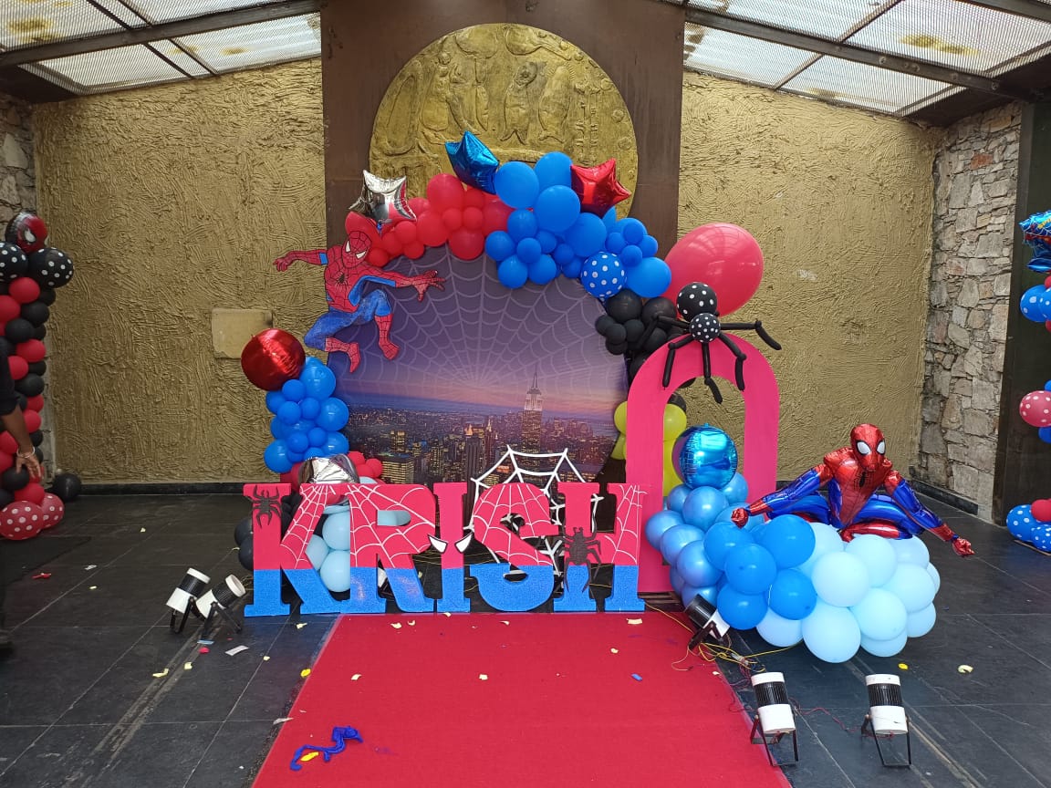  Best Spiderman Theme entry gate Decorations in Jaipur